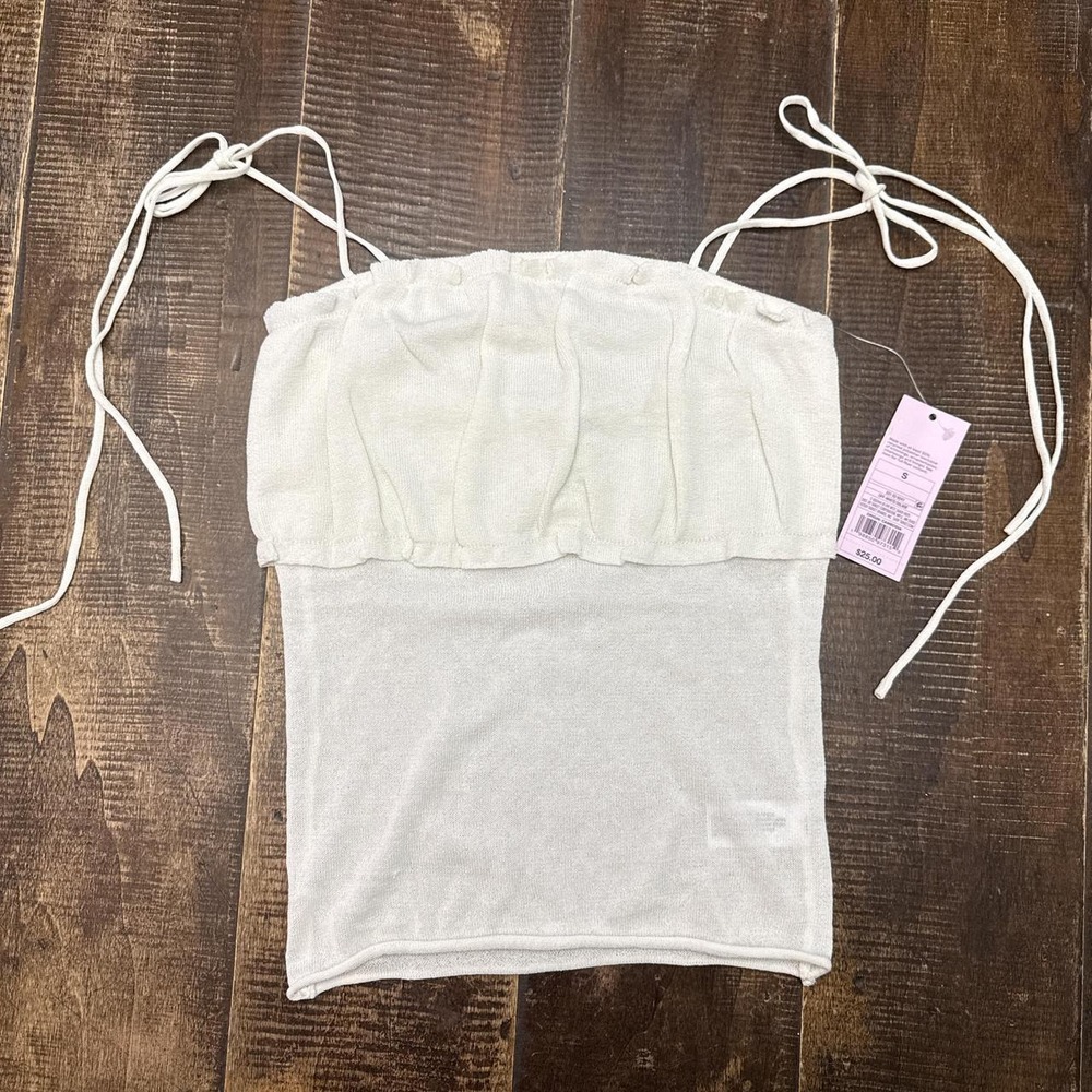 Wild Fable Women's Squareneck Tie-Tank Pullover Sweater Cami
